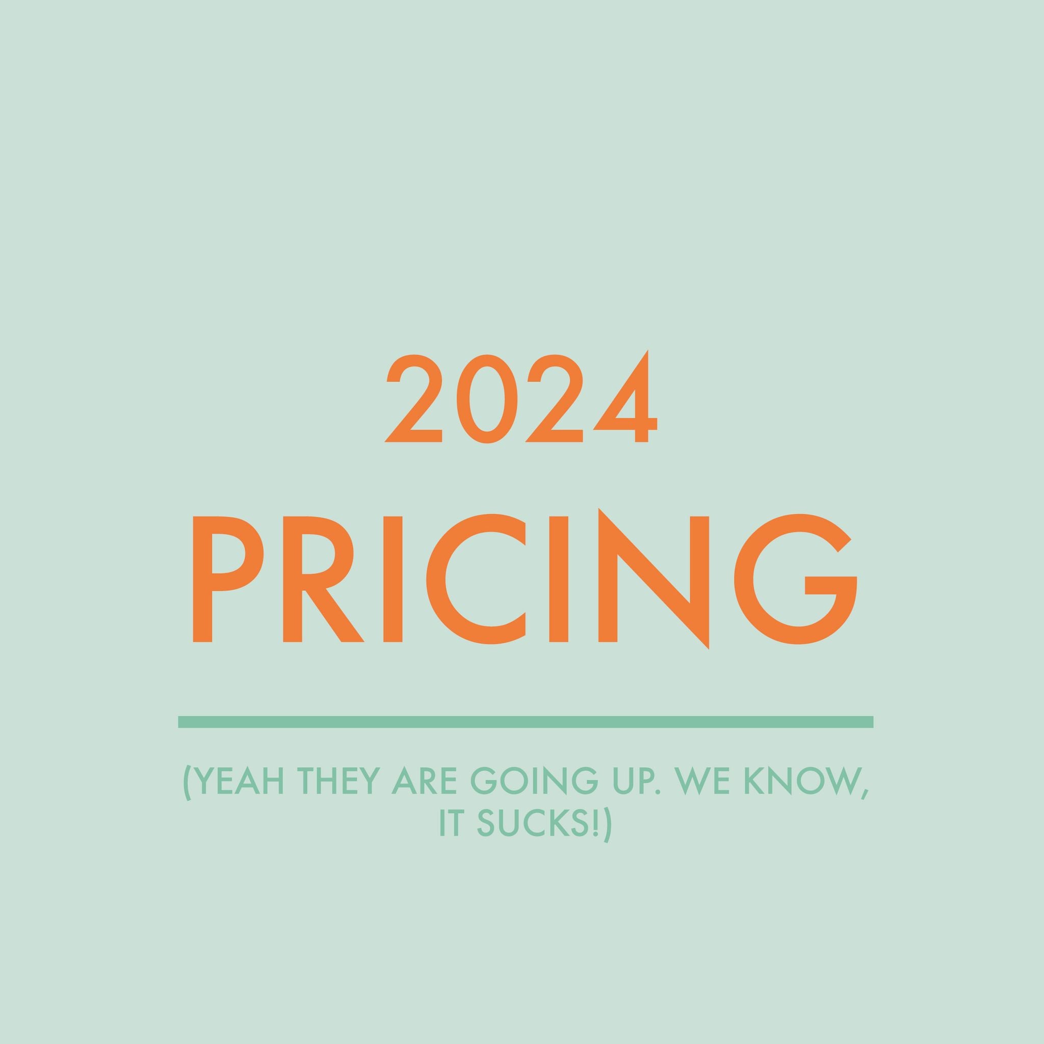 2024 PRICING